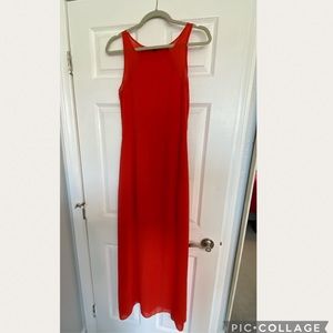 Red/Dark Orange Gianni Bini Maxi Dress